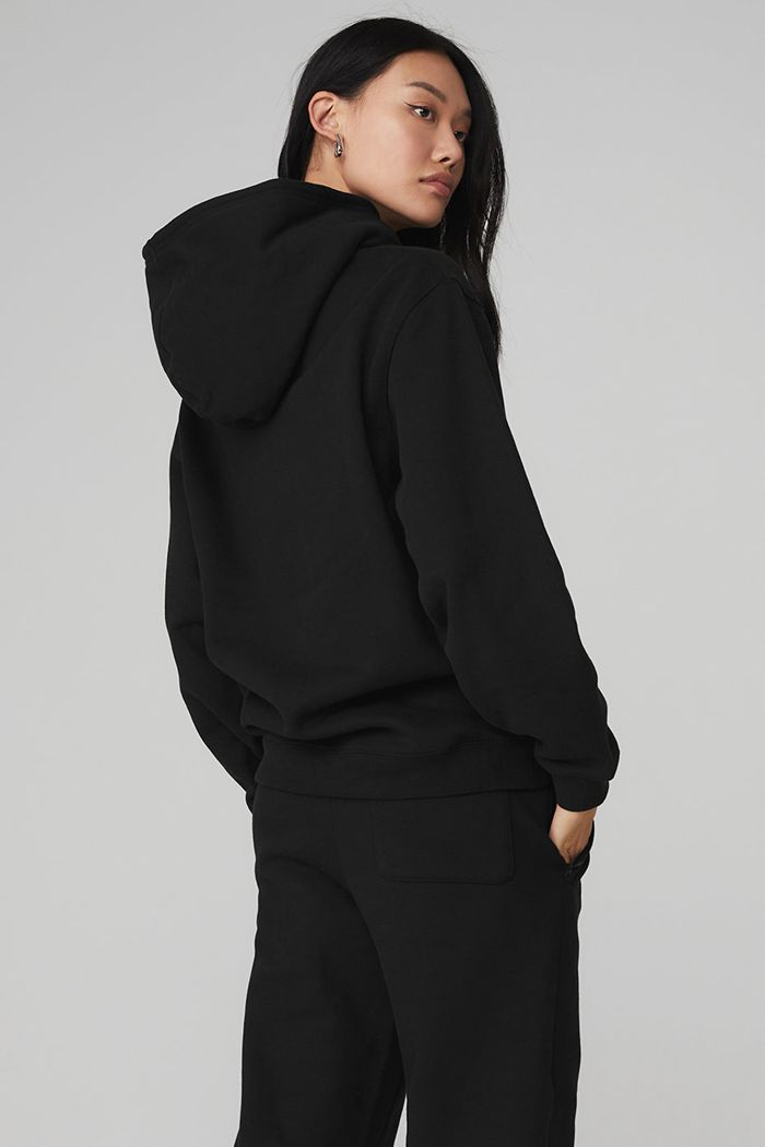 Sudadera Con Capucha Alo Yoga Renown Mujer Negros | 295307CIH