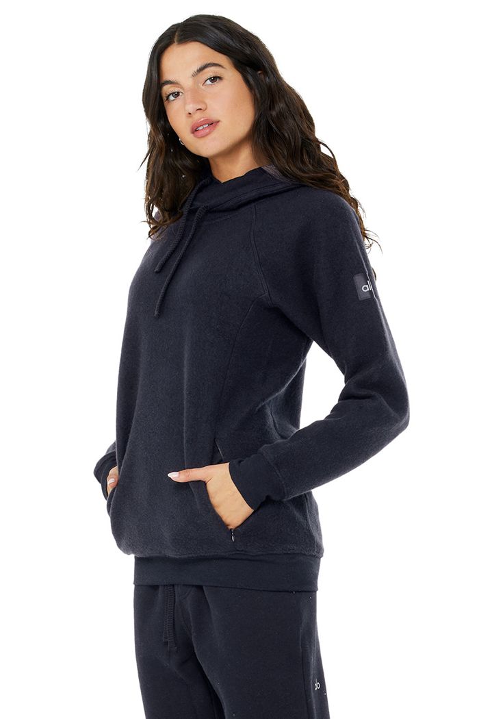 Sudadera Con Capucha Alo Yoga The Triumph Mujer Negros | 246890WST