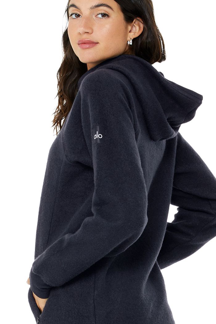 Sudadera Con Capucha Alo Yoga The Triumph Mujer Negros | 246890WST