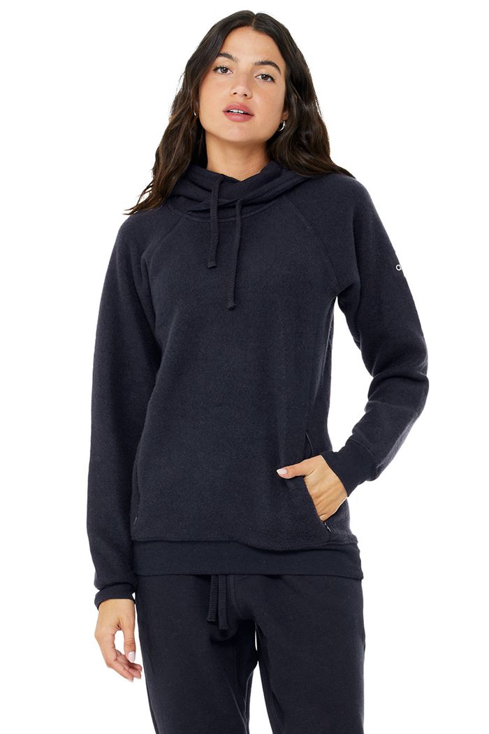 Sudadera Con Capucha Alo Yoga The Triumph Mujer Negros | 246890WST