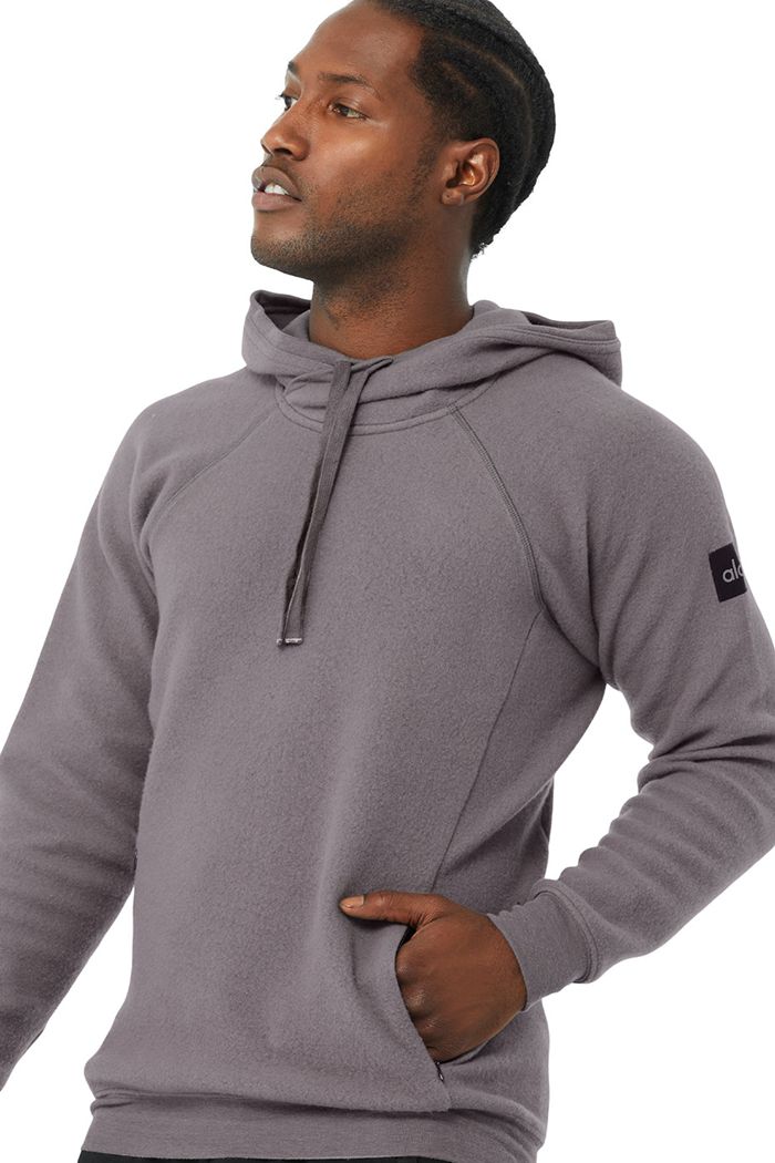 Sudadera Con Capucha Alo Yoga The Triumph Hombre Morados | 492358MDK