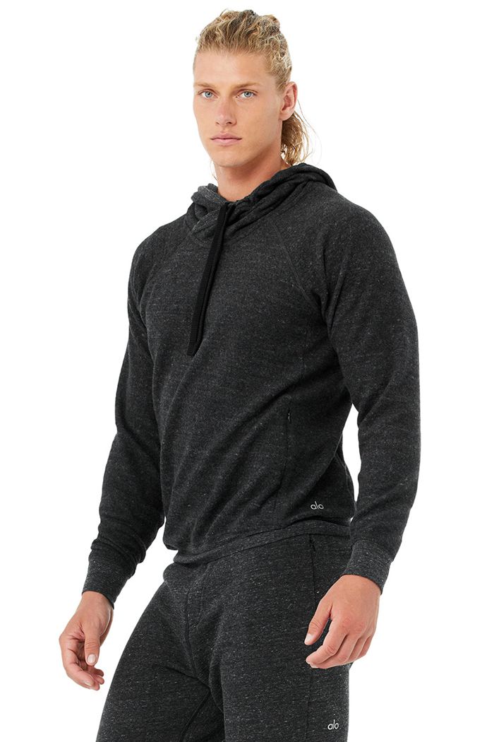 Sudadera Con Capucha Alo Yoga Triumph Hombre Grises Negros | 372195RJZ