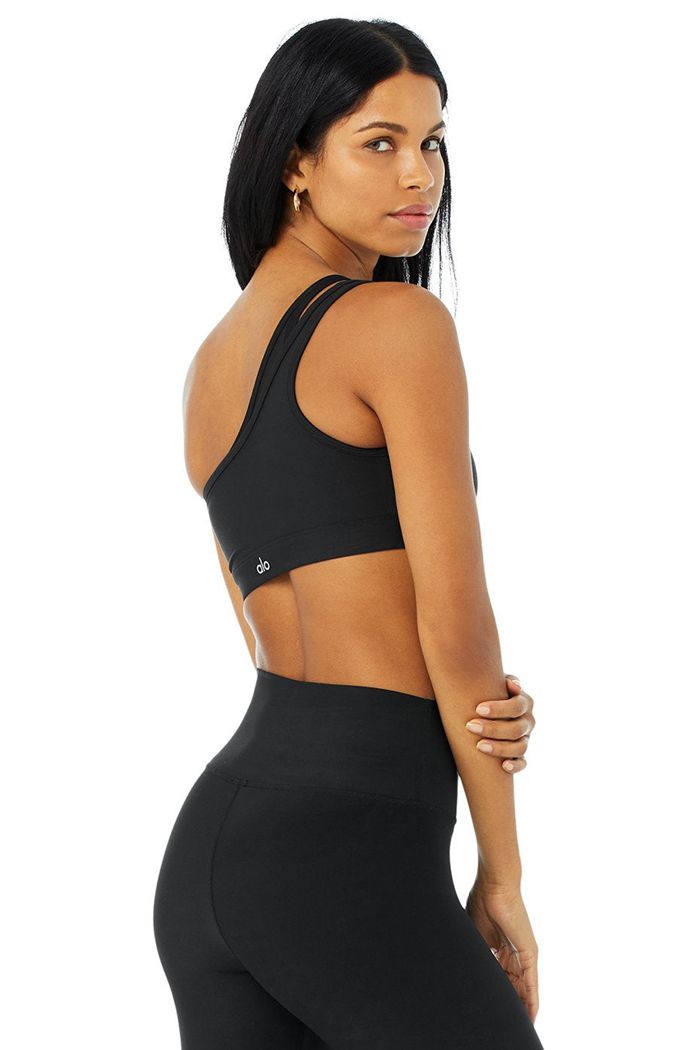 Sujetadores Alo Yoga Airlift Excite Mujer Negros | 072913JCP