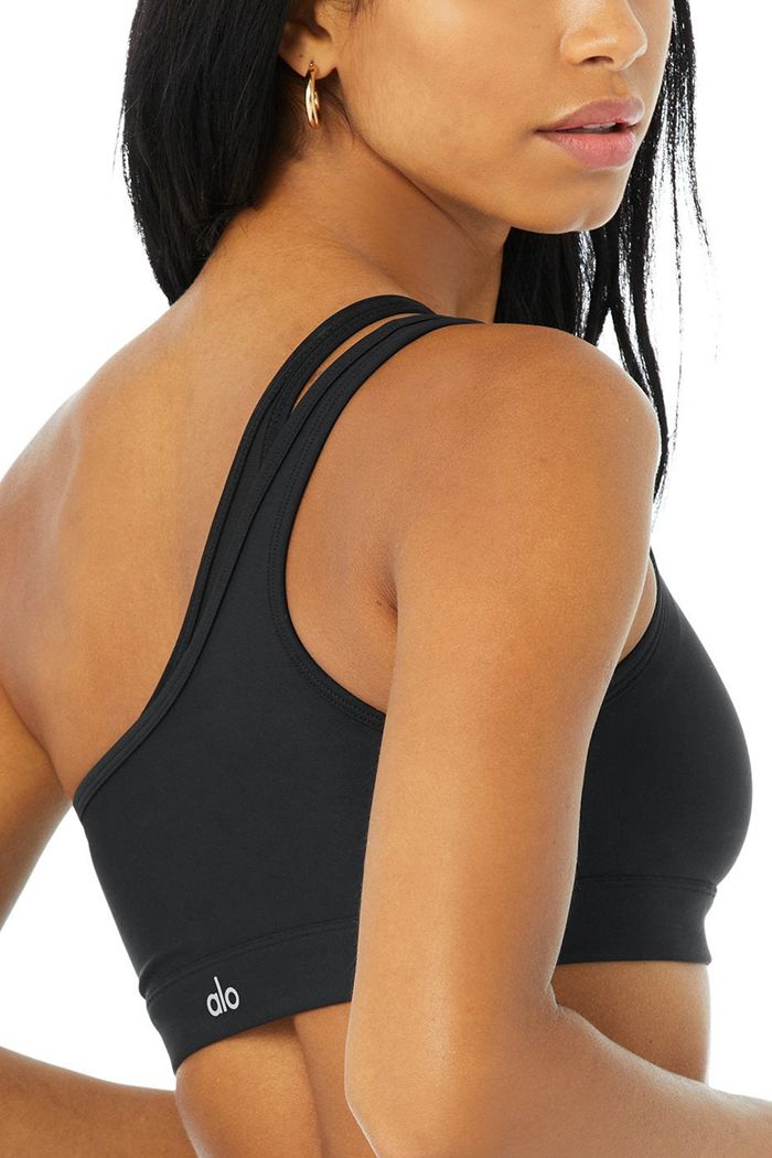 Sujetadores Alo Yoga Airlift Excite Mujer Negros | 072913JCP