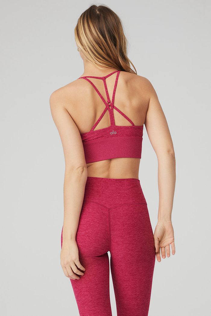 Sujetadores Alo Yoga Alosoft Lavish Mujer Rojos | 185764VUG