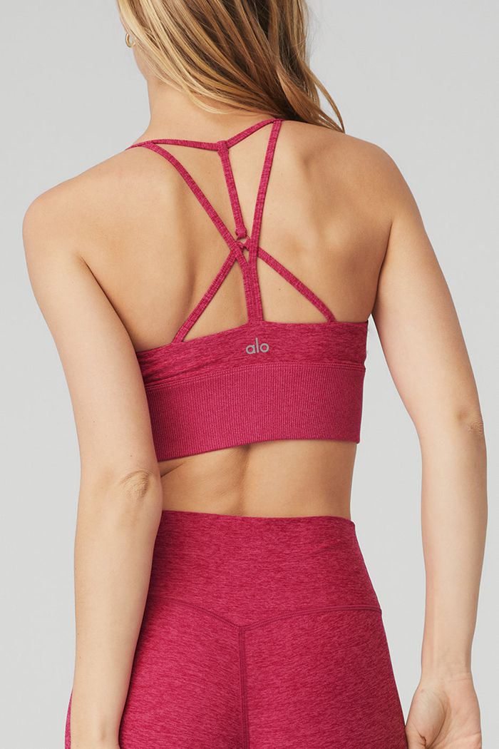 Sujetadores Alo Yoga Alosoft Lavish Mujer Rojos | 185764VUG