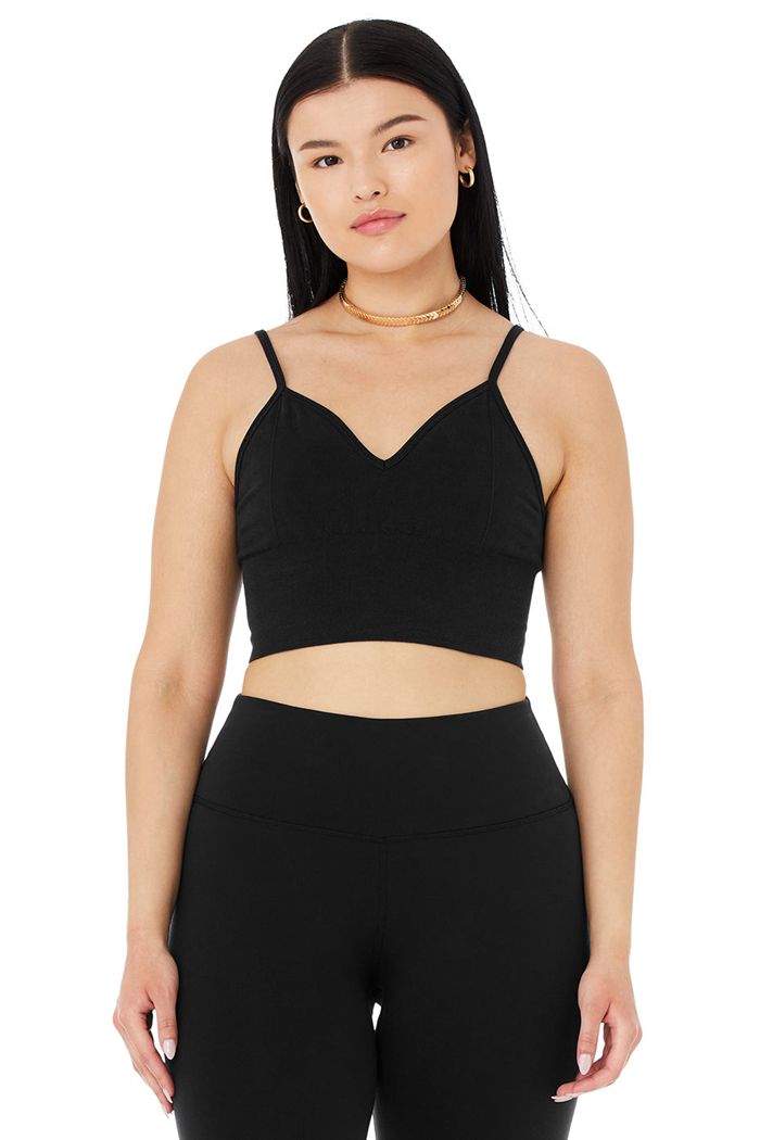 Sujetadores Alo Yoga Delight Bralette Mujer Negros | 137826IPO