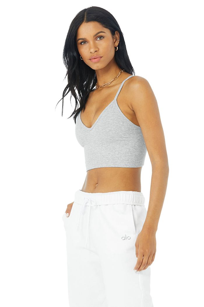 Sujetadores Alo Yoga Delight Bralette Mujer Grises | 736102QUA