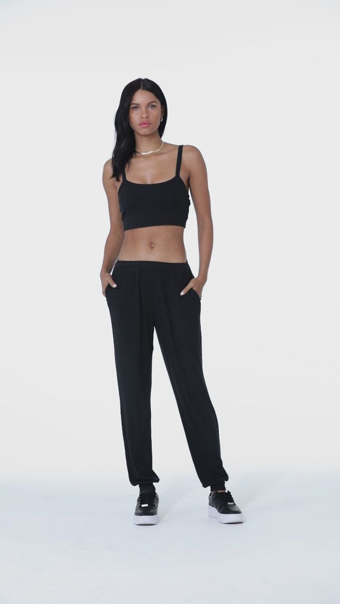 Sujetadores Alo Yoga Ribbed Crop Whisper Mujer Verdes Oscuro | 289435NMZ