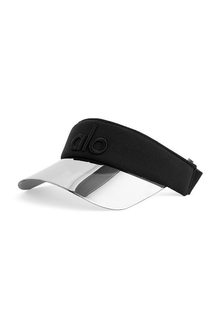 Visor Alo Yoga Solar Mujer Negros | 153940BYK