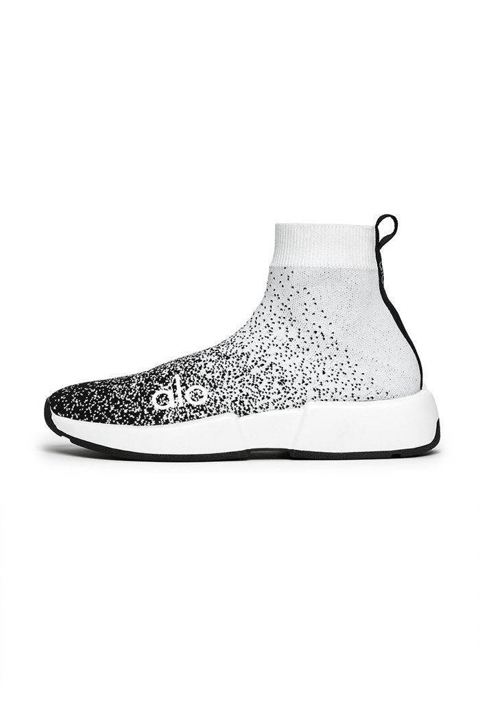 Zapatos Alo Yoga Velocity Knit Sneaker Mujer Blancos | 738619GIZ