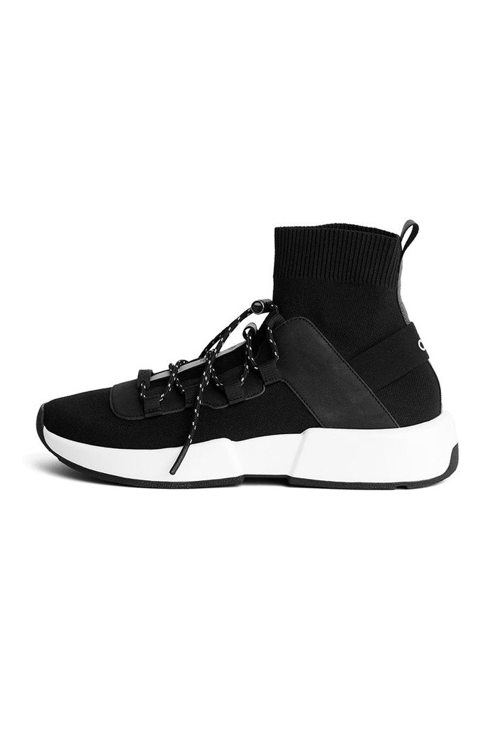 Zapatos Alo Yoga Wanderer Sneaker Mujer Negros | 531079SNB